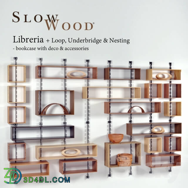 Other SlowWood Libreria bookcase with deco