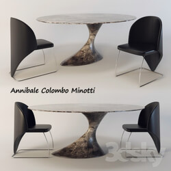 Table _ Chair - Annibale Colombo furniture 