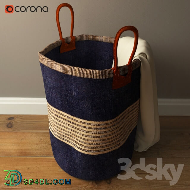 Other decorative objects - Shopping stripes with handles ZARAHOME