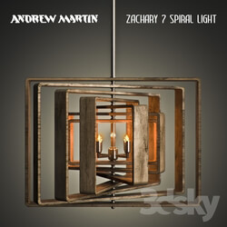 Ceiling light - Andrew Martin - Zachary 7 Spiral Light - 2015 