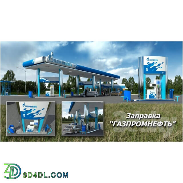 Petrol Station GAZPROMNEFT 