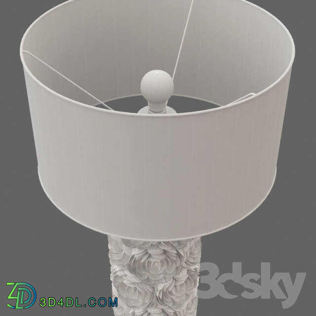 Bassett Mirror Shell Table Lamp