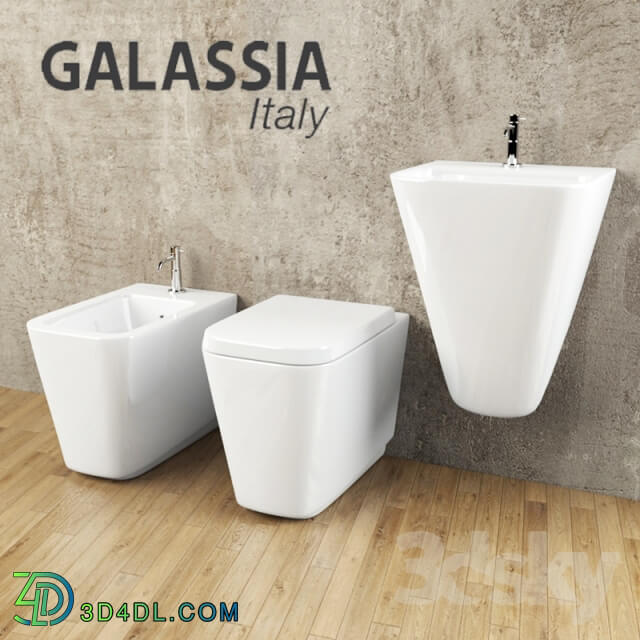 GALASSIA bidet toilet and sink