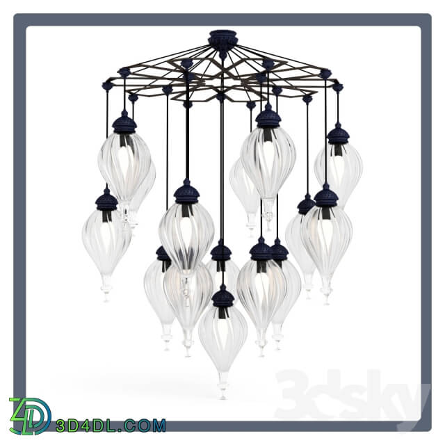 Candelier Pendant light 3D Models