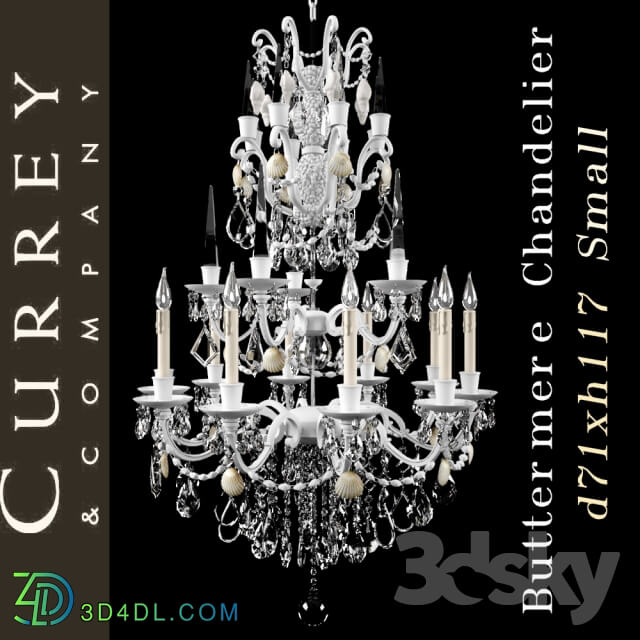 Chandelier Currey company BUTTERMERE Small