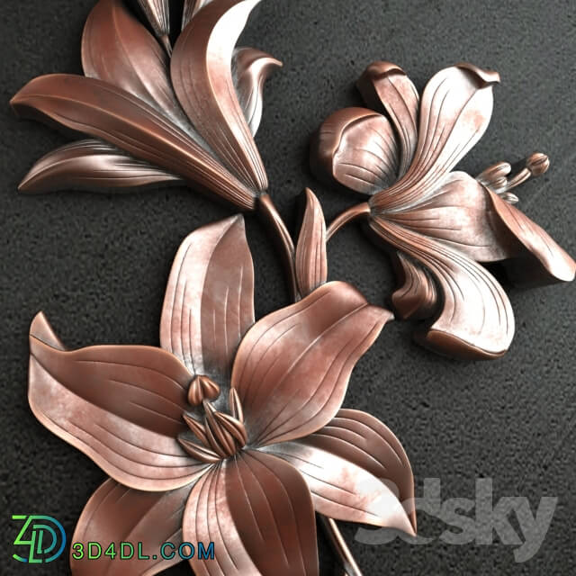 Other decorative objects - Royal Lilies 001