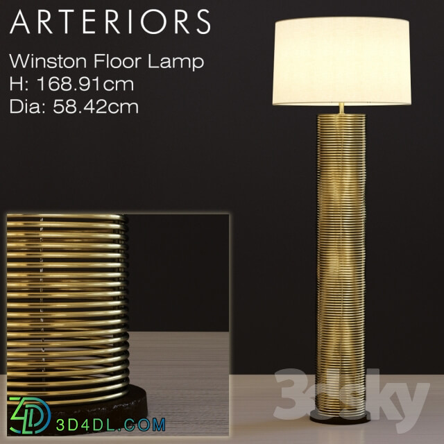 Floor lamp - Arteriors Winston Floor Lamp