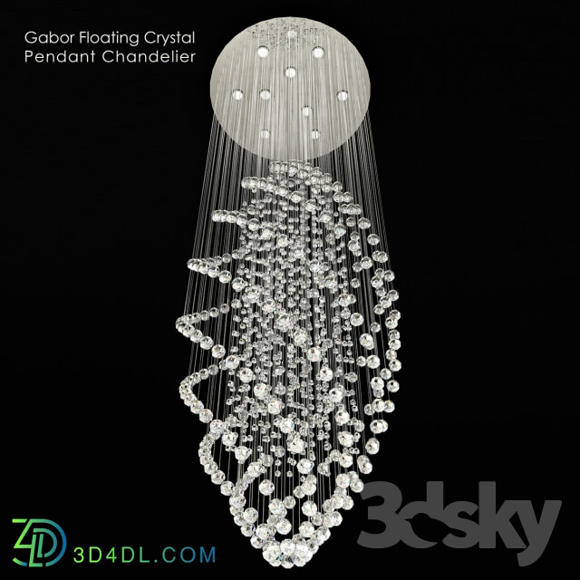 Ceiling light - Gabor Floating Crystal Pendant Chandelier