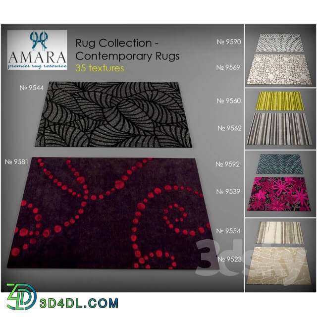 Amara Rug Collection Contemporary Rugs