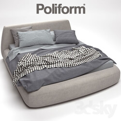 Bed Big Bed Poliform 
