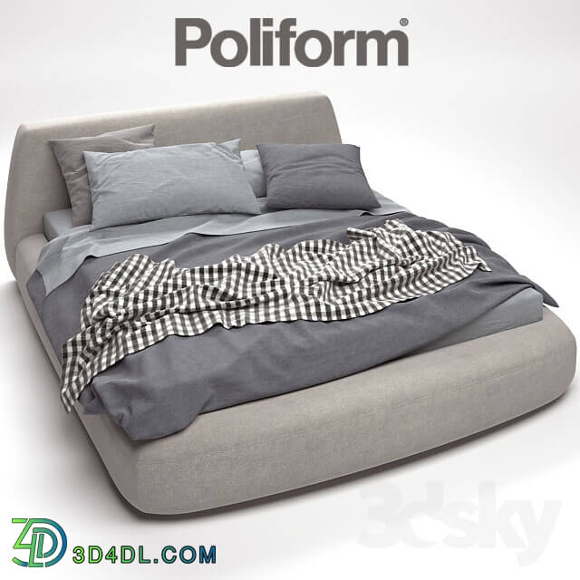 Bed Big Bed Poliform