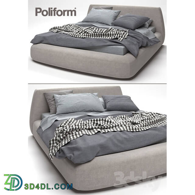 Bed Big Bed Poliform