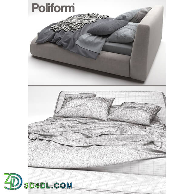 Bed Big Bed Poliform