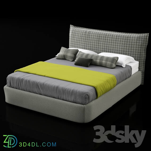 Bed Bolzan Letti Handsome bed