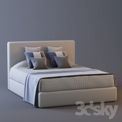 Bed bed linen in the style of Kelly Hoppen 