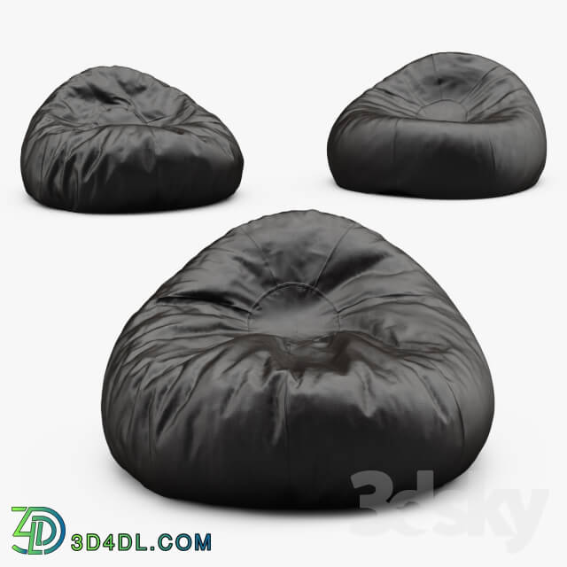 Grand Leather Bean Bag Chair