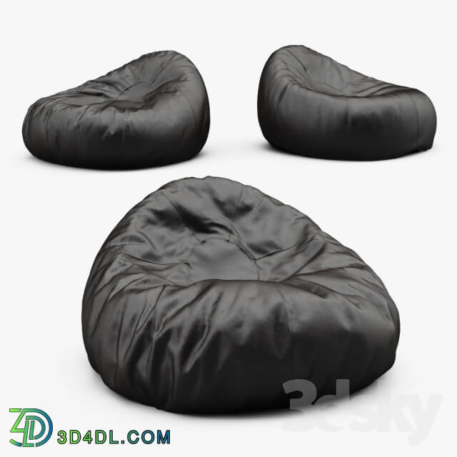 Grand Leather Bean Bag Chair