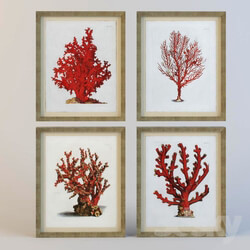 Painting Red Coral  