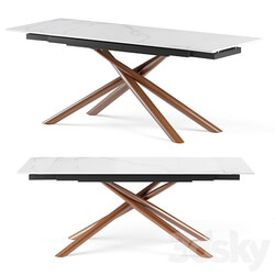 Ravenna extendable table with ceramic top 3D Models 3DSKY 