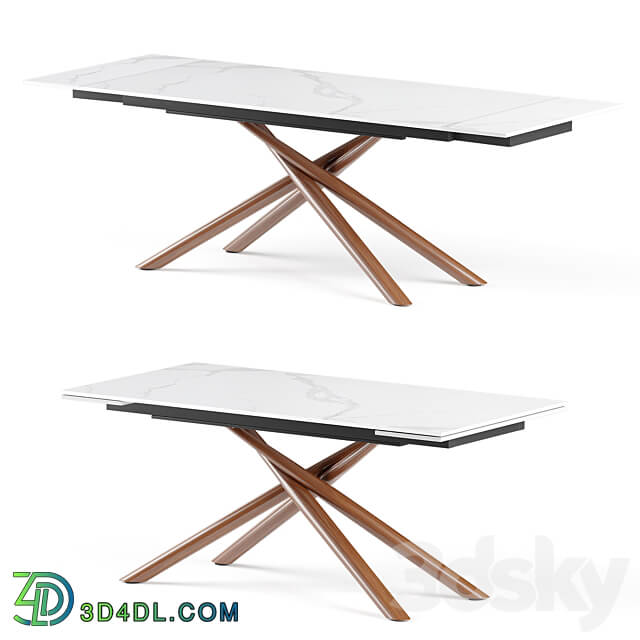 Ravenna extendable table with ceramic top 3D Models 3DSKY