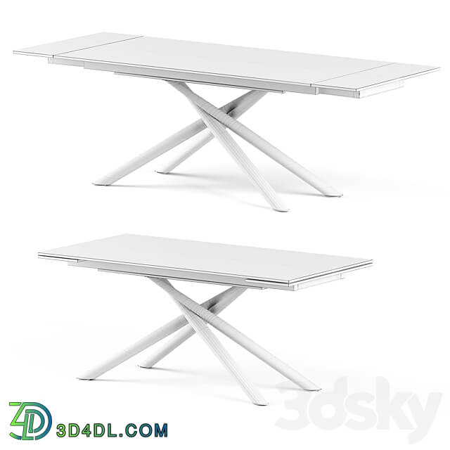 Ravenna extendable table with ceramic top 3D Models 3DSKY