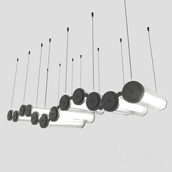 Hanging LED luminaire Integrator Light Wave modern design Pendant light 3D Models 3DSKY 