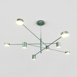 Motvikt Green 41.1238 OM Motvikt Blue 41.1228 OM Pendant light 3D Models 3DSKY 