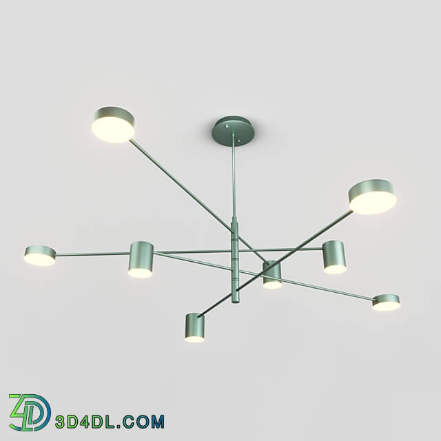 Motvikt Green 41.1238 OM Motvikt Blue 41.1228 OM Pendant light 3D Models 3DSKY