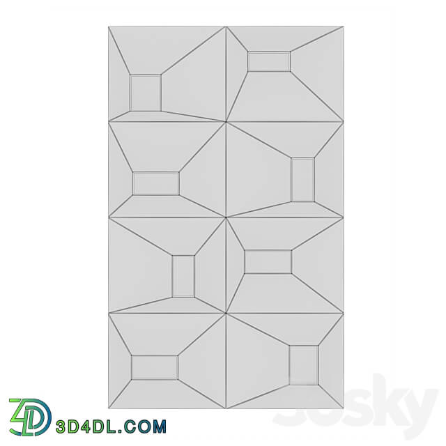 STORE 54 Wall panels Talisman 3D Models 3DSKY