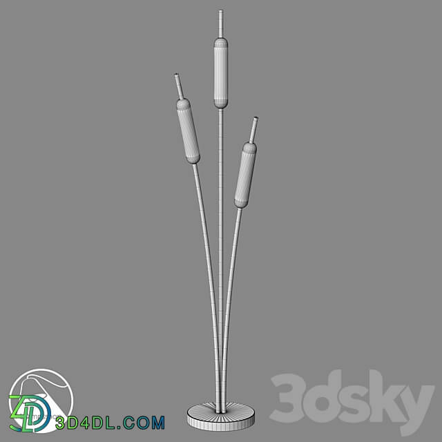 Floor lamp - LampsShop.com T6091 Floor Lamp Cane