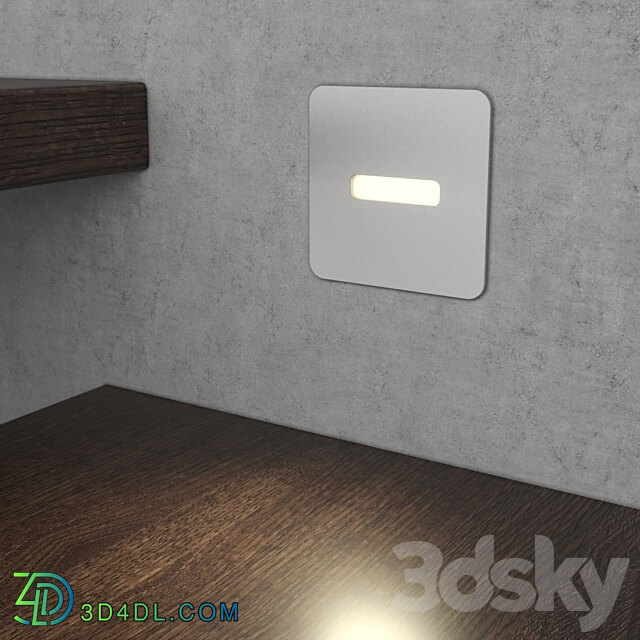 Integrator IT 724 LED lighting fixture for stair steps analogue of Zamel 3D Models 3DSKY