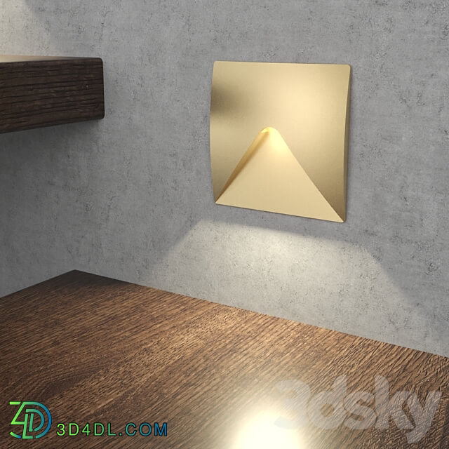 Spot light - Staircase lighting square recessed Integrator IT-751