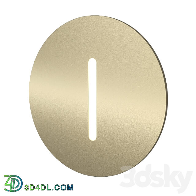 Round recessed luminaire Integrator IT 753. Illumination of the steps of the stairs 3D Models 3DSKY