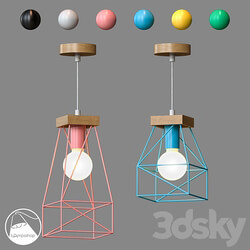 LampsShop.com CPDL7001 Pendant Color kid Pendant light 3D Models 3DSKY 