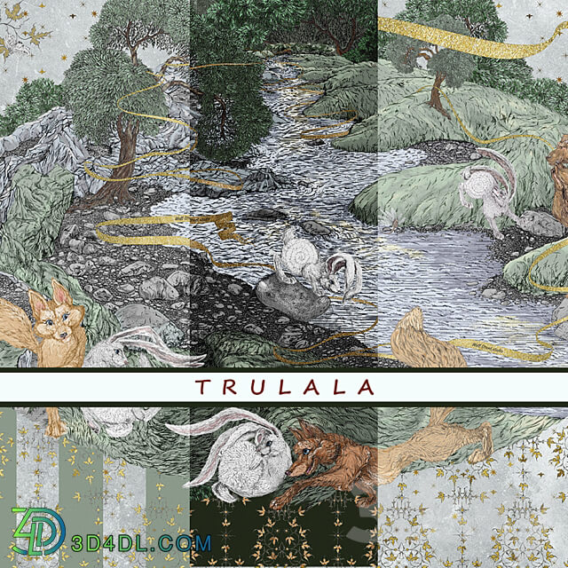 Wall covering - Designer wallpaper TRULALA pack 1