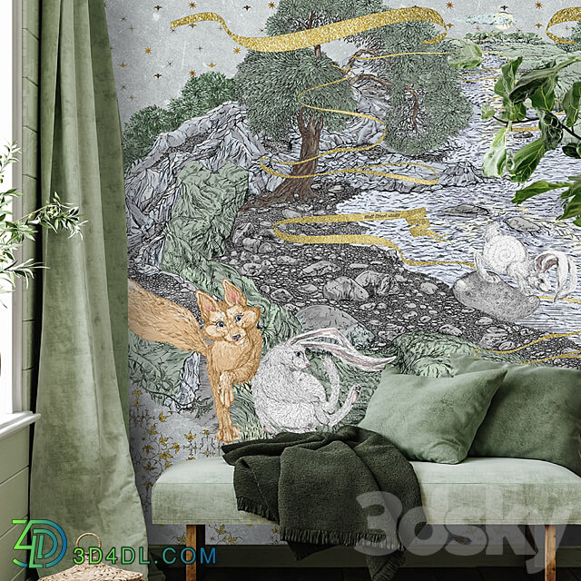 Wall covering - Designer wallpaper TRULALA pack 1