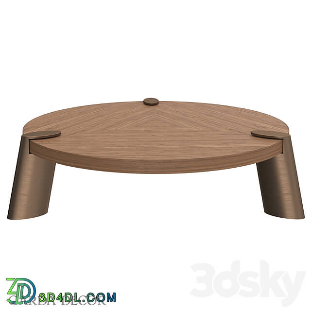 Table - JOURNAL TABLE KONG LIGHT NUT 58DB-CT17191LT Garda Decor