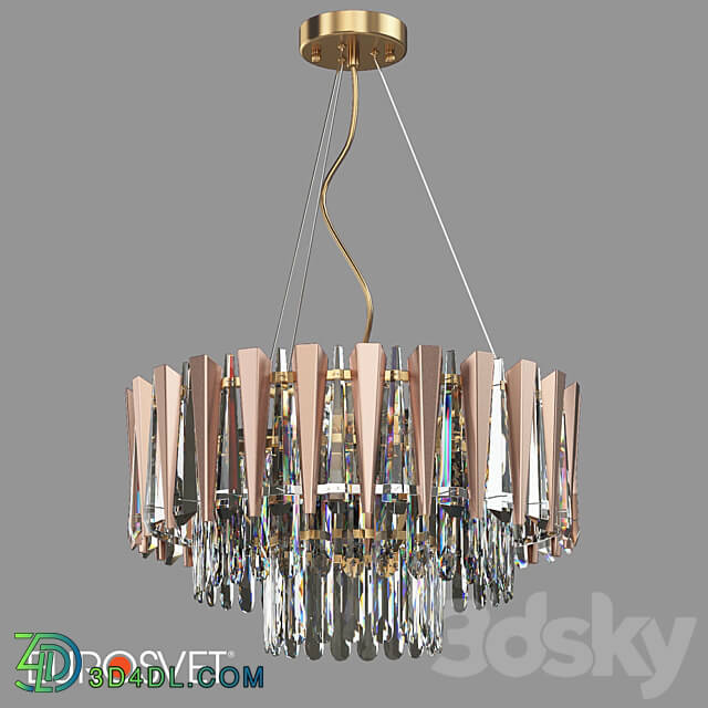 Pendant light - OM Pendant chandelier with crystal Bogate__39_s 328_6 Coda