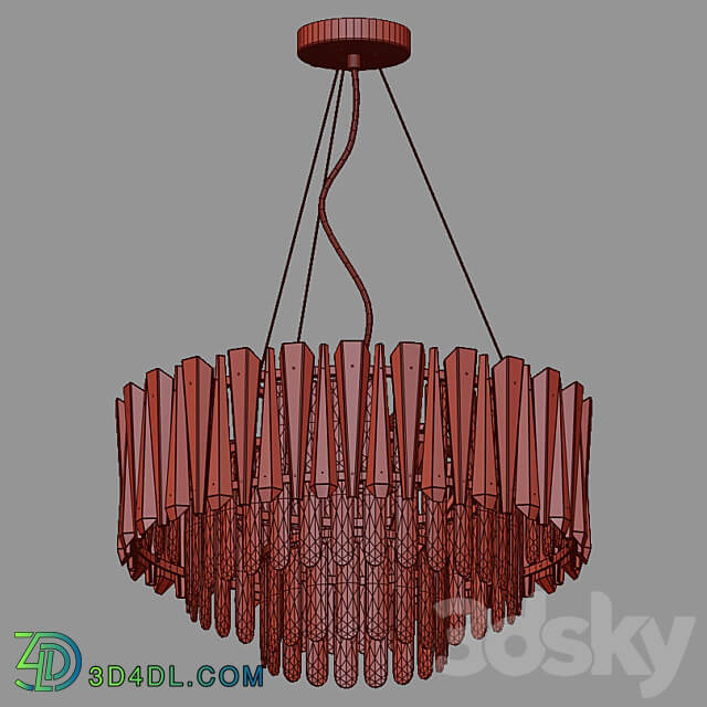 Pendant light - OM Pendant chandelier with crystal Bogate__39_s 328_6 Coda