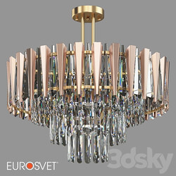 OM Ceiling chandelier with crystal Bogate 39 s 328 9 Coda Pendant light 3D Models 3DSKY 