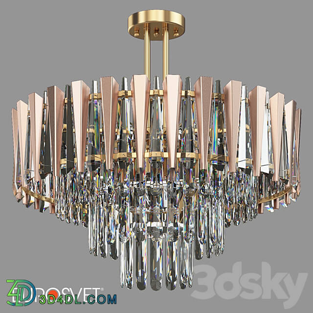 OM Ceiling chandelier with crystal Bogate 39 s 328 9 Coda Pendant light 3D Models 3DSKY