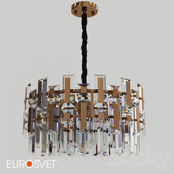 OM Pendant chandelier with crystal Bogate 39 s 330 6 Lago Pendant light 3D Models 3DSKY 