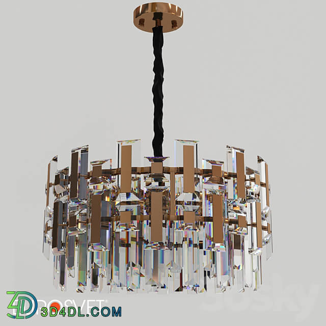 OM Pendant chandelier with crystal Bogate 39 s 330 6 Lago Pendant light 3D Models 3DSKY