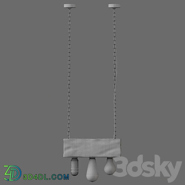 Cube 03 by Ruwoo OM Pendant light 3D Models 3DSKY