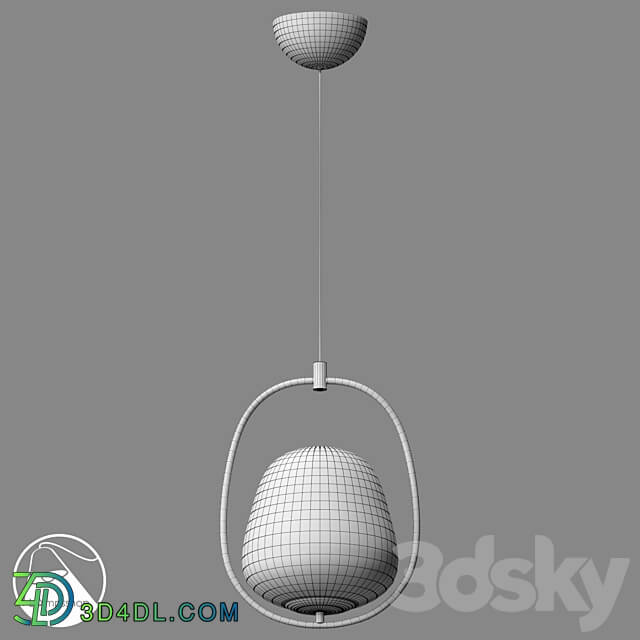 LampsShop.com PDL2087 Pendant Baroque Pearls Pendant light 3D Models 3DSKY