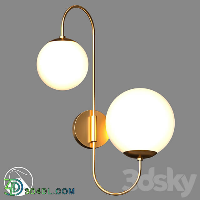 LampsShop.ru В4160 Sconce Double Orb 3D Models 3DSKY