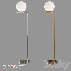 OM Floor lamp with glass shade Eurosvet 01083 1 Frost 3D Models 3DSKY 