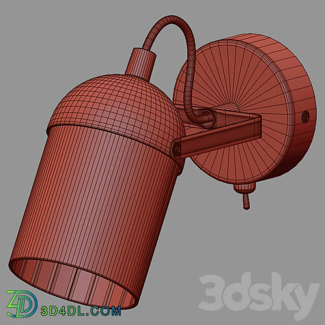 OM Wall lamp with swivel shade Eurosvet 20122 1 Mars 3D Models 3DSKY