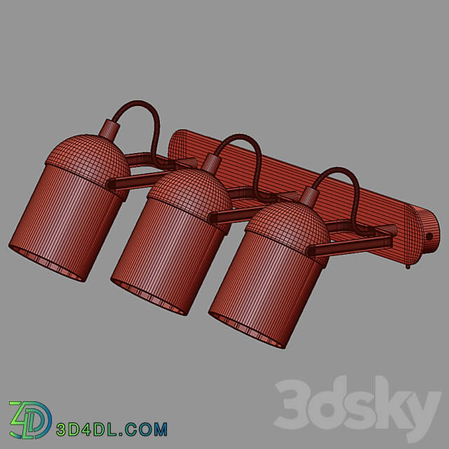 OM Wall lamp with swivel shades Eurosvet 20122 3 Mars 3D Models 3DSKY