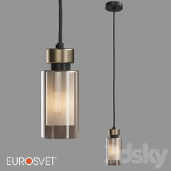 OM Pendant lamp with glass shade Eurosvet 50115 1 Amado Pendant light 3D Models 3DSKY 